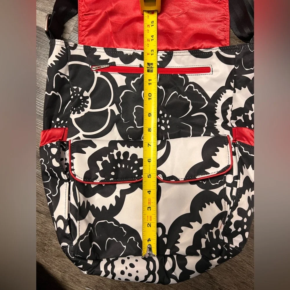JUJUBE Be Hip WASHABLE Diaper BABY Bag FLORAL Onyx BLOSSOMS Maternity